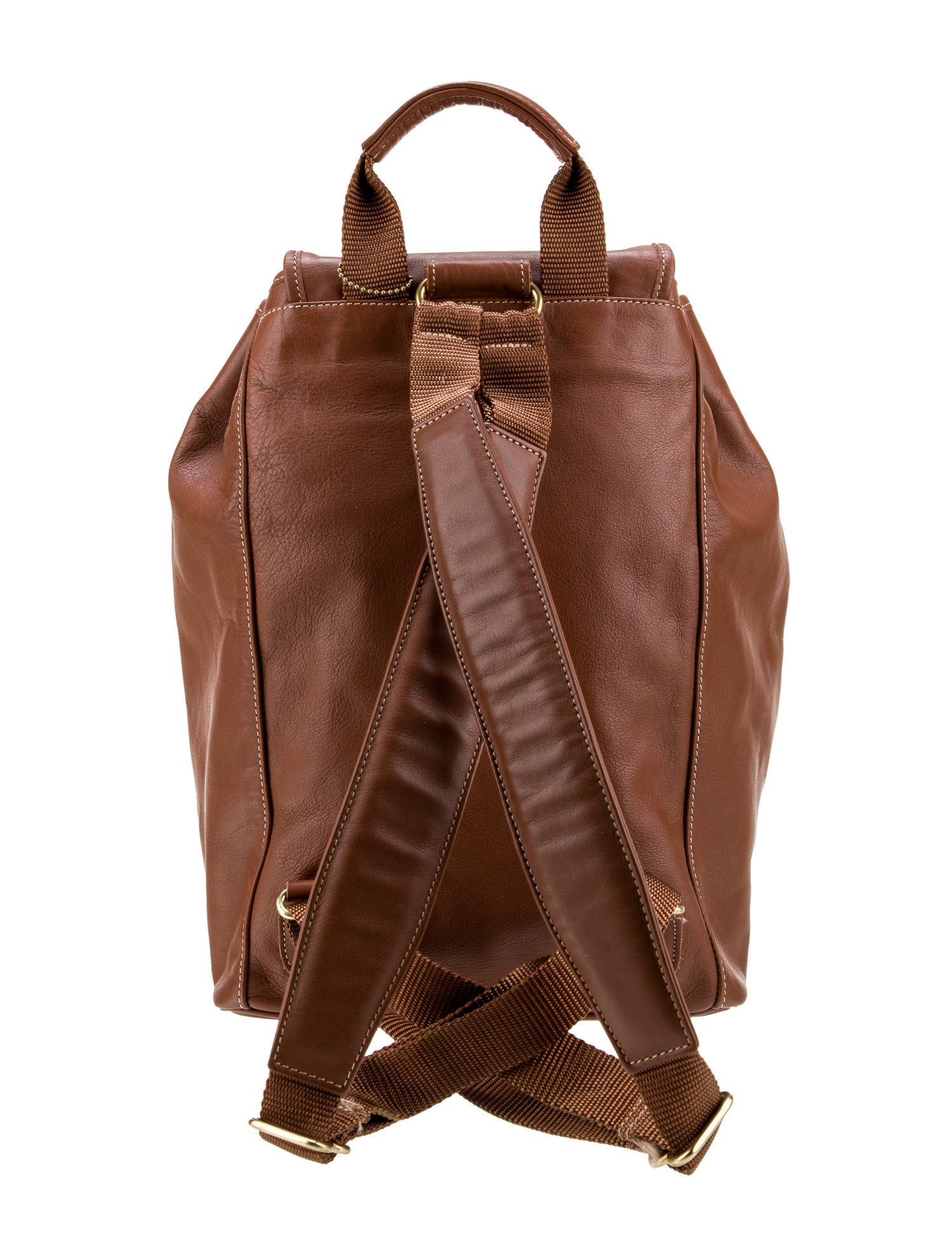 Coach Leather Backpack